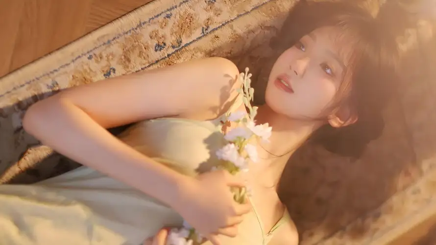 4k少女壁纸 - 浪漫 - 美女 - 花朵「哲风壁纸」