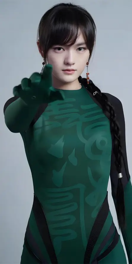 4k文琪壁纸 - 陈朵 - 人物特写 - 酷炫造型「哲风壁纸」