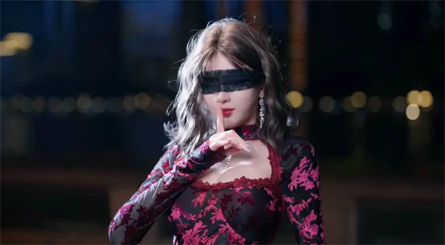 2k服饰壁纸-黑丝 - 美女-免费下载「哲风壁纸」