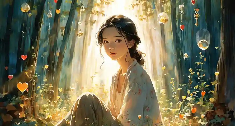 4k唯美壁纸 - 女孩 - 梦幻 - 油画「哲风壁纸」