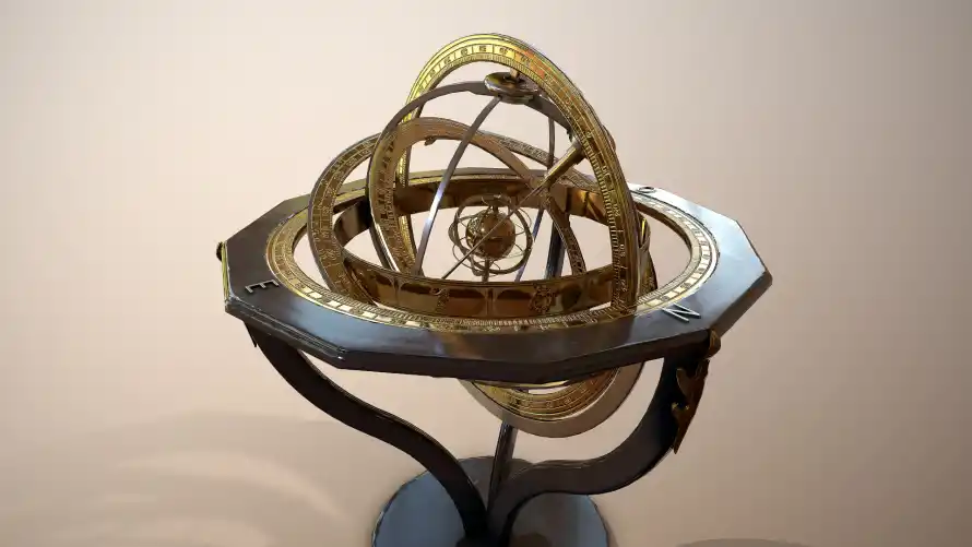 2k星盘壁纸-天文仪器和精美星盘模型-壁纸推荐「哲风壁纸」