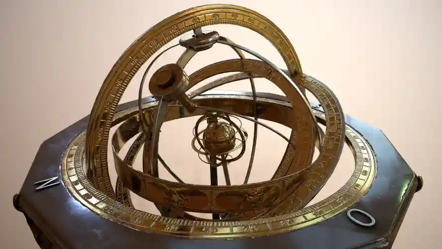 2k星盘壁纸-古代仪器壁纸和天文仪器-观测工具「哲风壁纸」