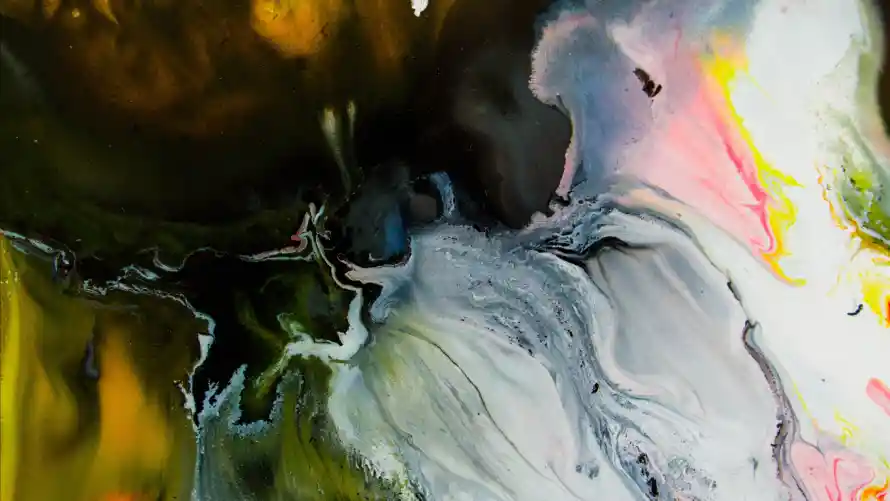 4k抽象壁纸-丙烯画和流体-免费下载「哲风壁纸」