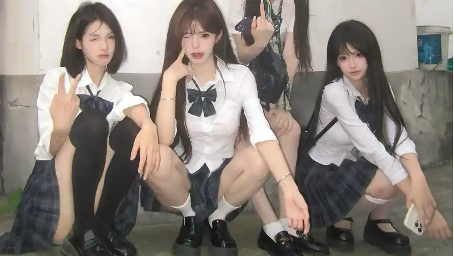 4k少女壁纸-校园风 - jk-jk制服壁纸分享「哲风壁纸」