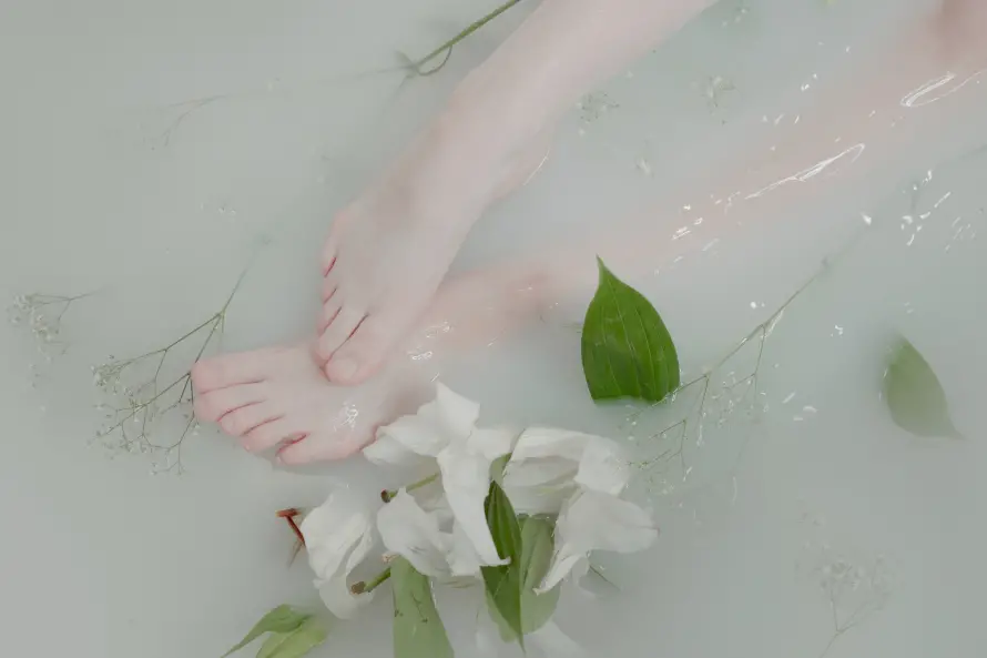 4k女神壁纸-花卉壁纸和美足-壁纸分享「哲风壁纸」