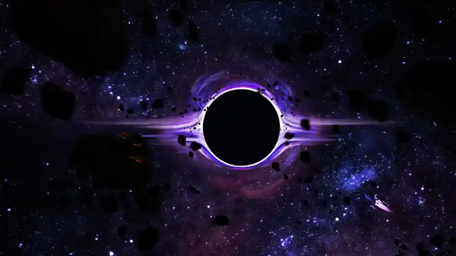 2k宇宙壁纸-紫色黑洞和神秘-壁纸分享「哲风壁纸」
