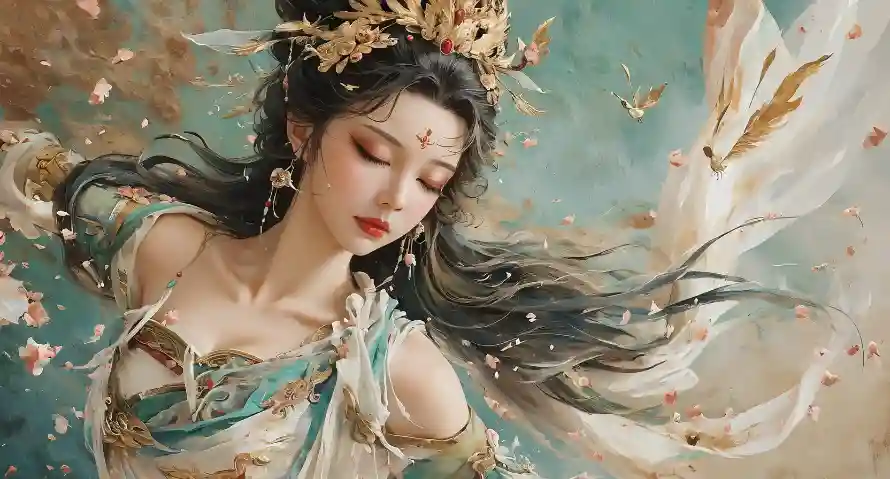 4k敦煌壁纸 - 美女 - 飞天 - 壁上观「哲风壁纸」 4k敦煌壁纸 - 美女 - 飞天 - 壁上观「哲风壁纸」
