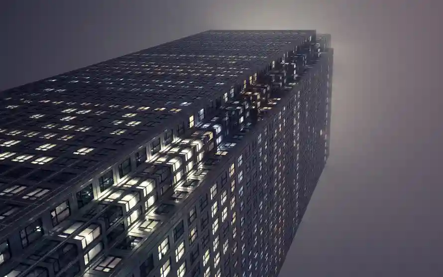 4k夜景壁纸 - 建筑 - 都市 - 高楼「哲风壁纸」