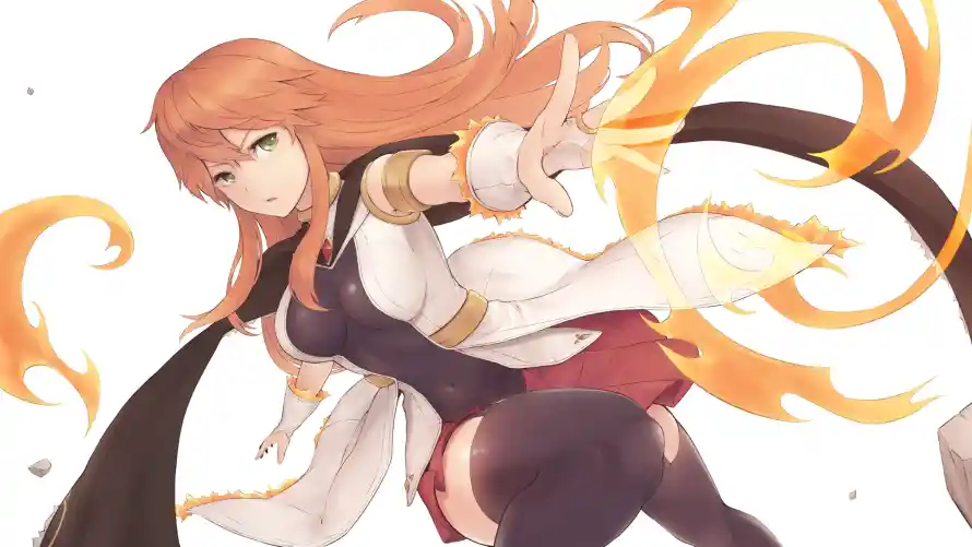 4k动漫壁纸 - 燃系 - 美女 - 动态画面「哲风壁纸」