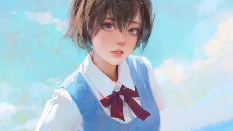 4k动漫壁纸-二次元与jk-jk少女壁纸分享「哲风壁纸」