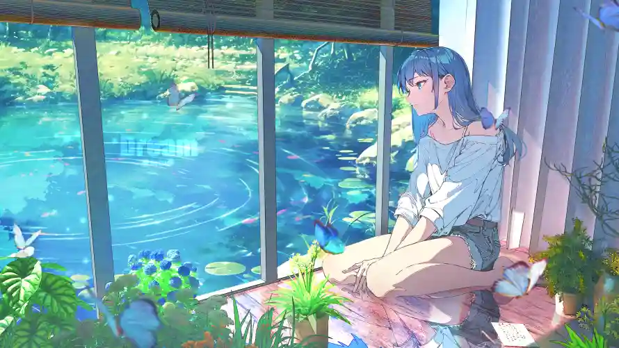 4k美女壁纸-动漫场景壁纸和动漫壁纸-水景画面「哲风壁纸」