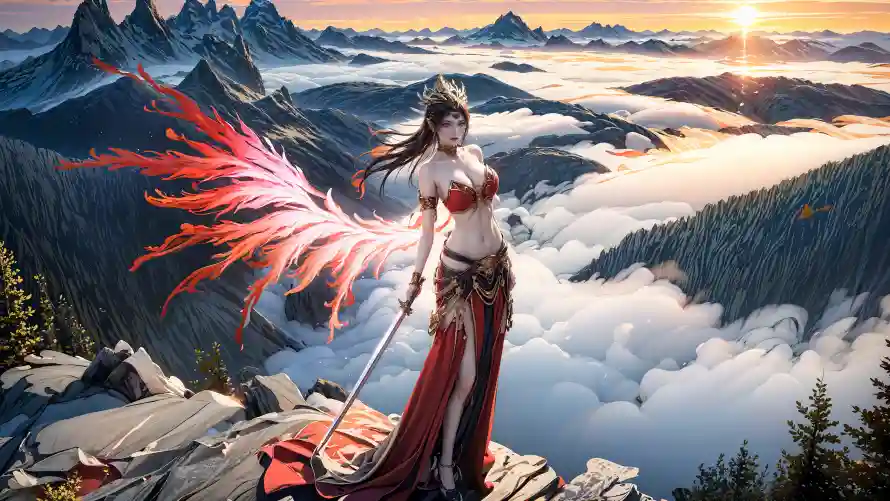 4k人物壁纸-美杜莎与场景-斗破苍穹热门的壁纸「哲风壁纸」
