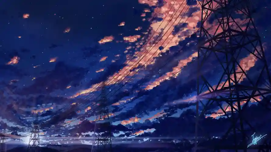 4k云彩壁纸 - 动漫 - 夜景 - 天空「哲风壁纸」