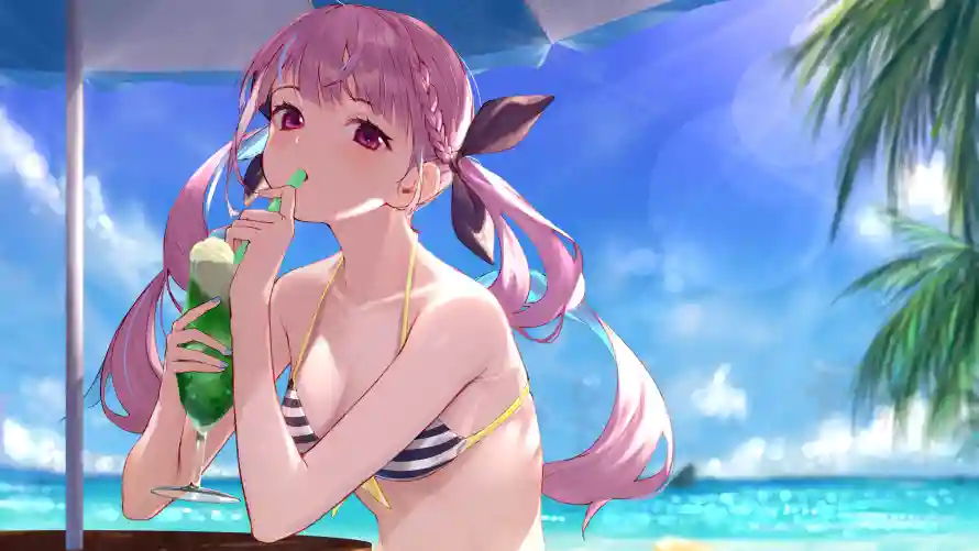 4k动漫壁纸-美少女 - 夏日-动漫壁纸热门的壁纸「哲风壁纸」