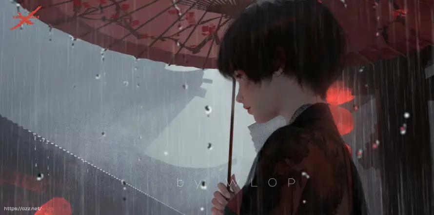 2k小绿壁纸-WLOP壁纸和意境-短发少女壁纸分享「哲风壁纸」