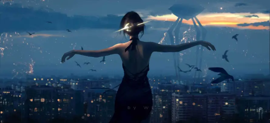 4k云虫壁纸 - 夜景 - 奇幻 - 月牙儿「哲风壁纸」