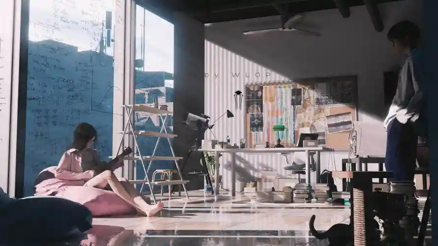 4k云虫壁纸 - 插画 - 月牙儿 - WLOP「哲风壁纸」 4k云虫壁纸 - 插画 - 月牙儿 - WLOP「哲风壁纸」