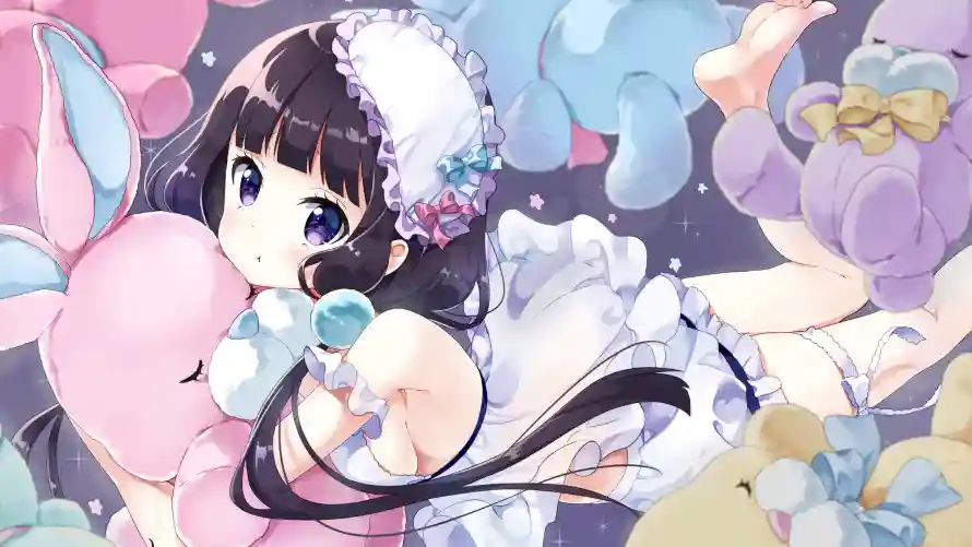 4k动漫壁纸 - 少女 - 动漫壁纸 - 可爱少女「哲风壁纸」