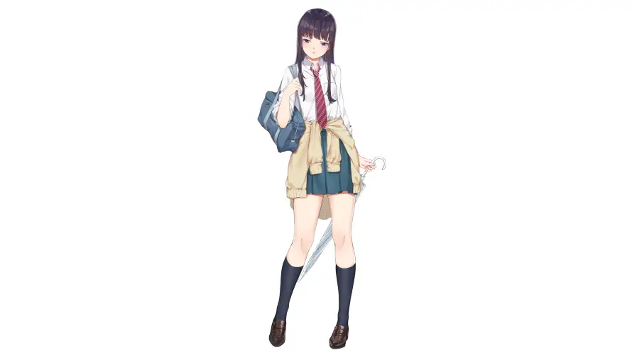 4k动漫壁纸 - 少女 - 清新 - 校园风「哲风壁纸」