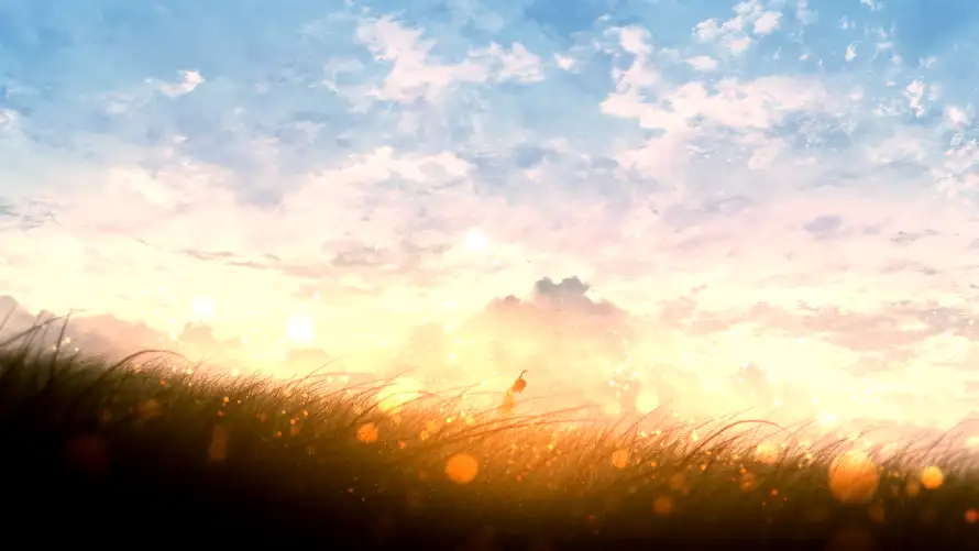4k动漫壁纸 - 夕阳 - 奇幻 - 草地「哲风壁纸」 4k动漫壁纸 - 夕阳 - 奇幻 - 草地「哲风壁纸」