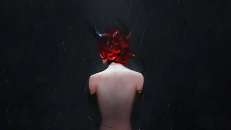 4k动漫壁纸 - 背影 - 雨夜 - 暗黑风「哲风壁纸」 4k动漫壁纸 - 背影 - 雨夜 - 暗黑风「哲风壁纸」