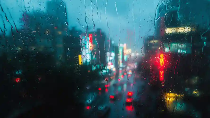 6kAI壁纸-雨夜壁纸和朦胧-壁纸分享「哲风壁纸」