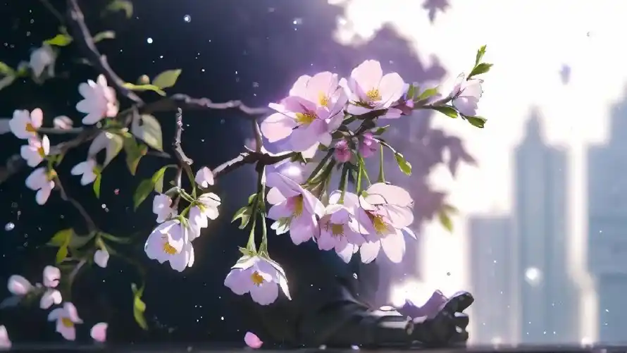 4k春天壁纸 - 樱花 - 浪漫 - 漫画「哲风壁纸」