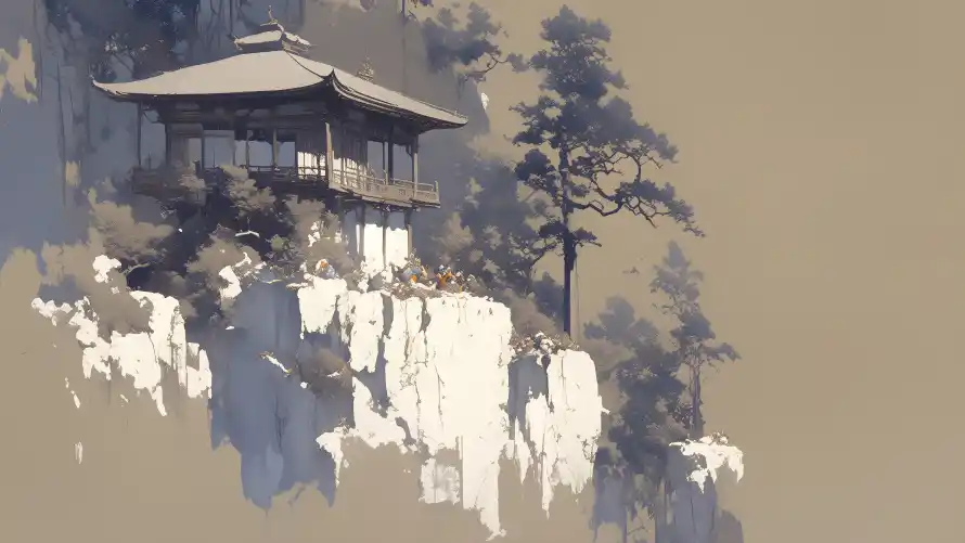 4kAI壁纸 - 亭子 - 古风 - 山水「哲风壁纸」 4kAI壁纸 - 亭子 - 古风 - 山水「哲风壁纸」