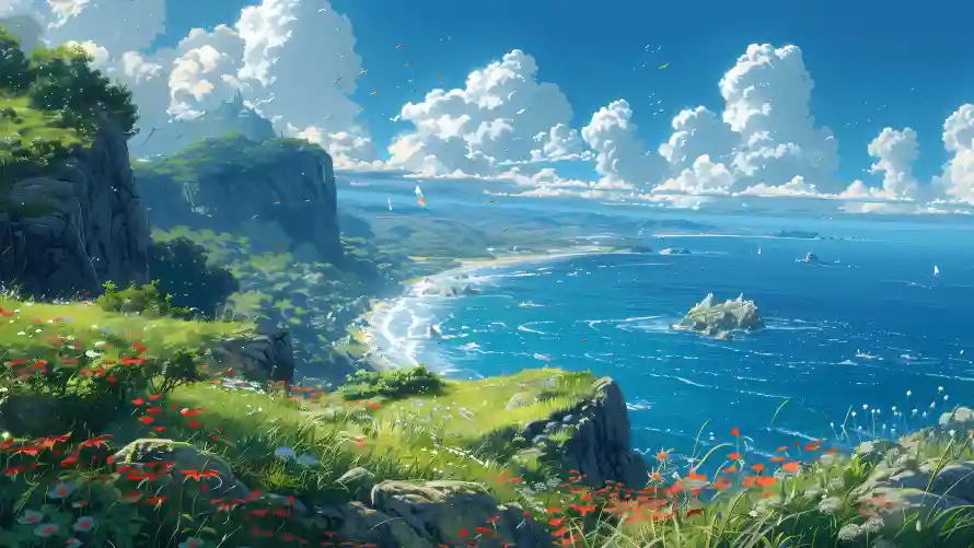 4kAI壁纸 - 山景 - 海景 - 风景「哲风壁纸」 4kAI壁纸 - 山景 - 海景 - 风景「哲风壁纸」