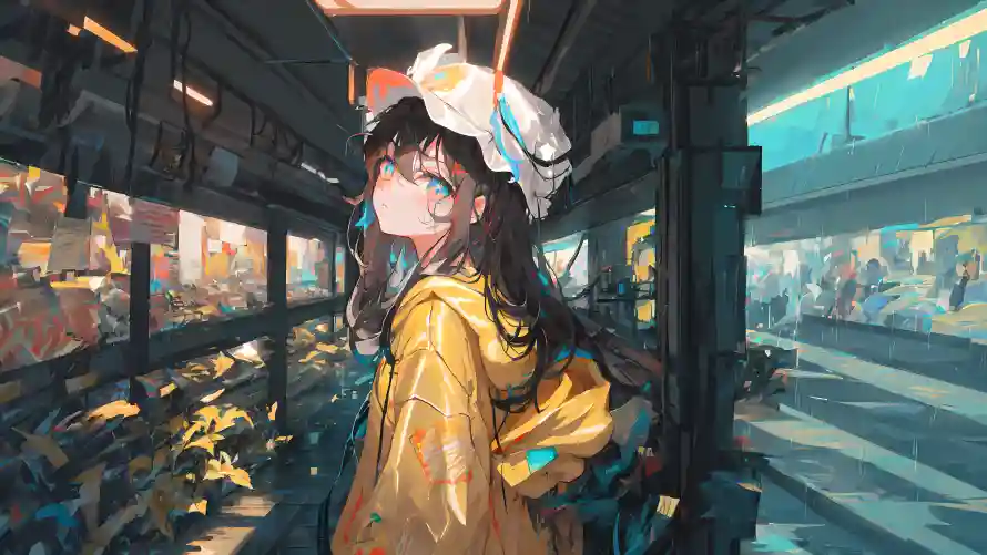 4kAI壁纸 - 少女 - 动漫风 - AI少女「哲风壁纸」