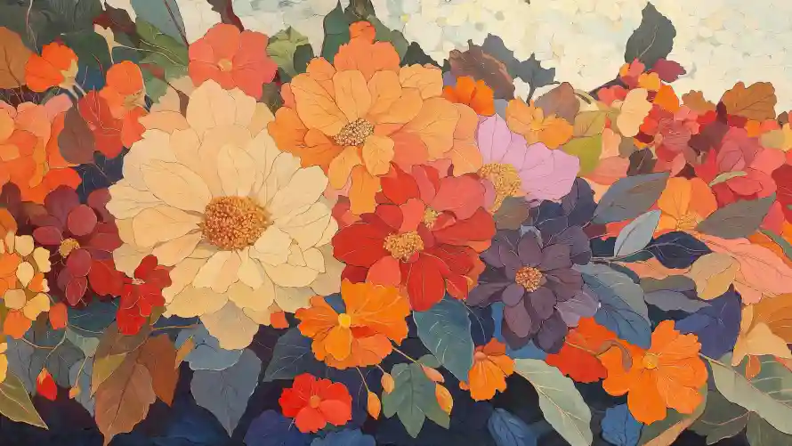 4k艺术壁纸-绚烂花卉壁纸和花-艺术背景热门的壁纸「哲风壁纸」