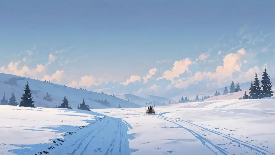 4kAI壁纸-风光 - 雪景-免费下载「哲风壁纸」