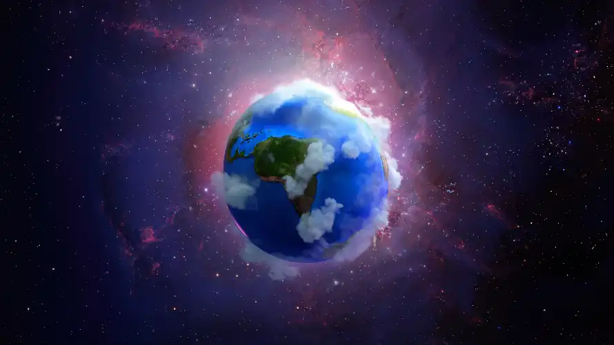 4k地球景象壁纸-宇宙背景壁纸和梦幻星球-美妙星球「哲风壁纸」