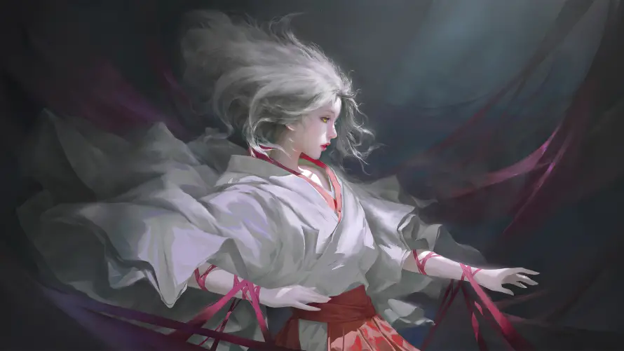 4k动漫壁纸 - 少女 - 背景 - 飘逸「哲风壁纸」 4k动漫壁纸 - 少女 - 背景 - 飘逸「哲风壁纸」