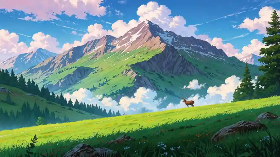 4k森林壁纸 - 自然 - 草地 - 青山「哲风壁纸」 4k森林壁纸 - 自然 - 草地 - 青山「哲风壁纸」