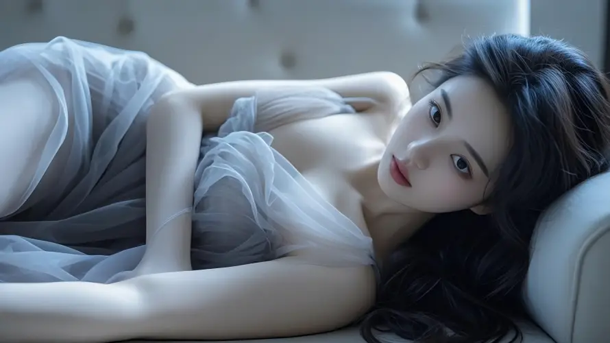 4k优雅壁纸 - 气质 - 纱裙 - 美女「哲风壁纸」