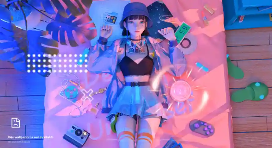 4k室内壁纸-美少女壁纸和室内场景-梦幻光影「哲风壁纸」