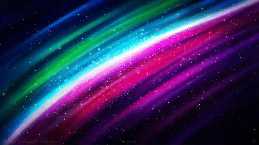 4k创意壁纸 - 色彩 - 创意星空 - 彩色星云「哲风壁纸」
