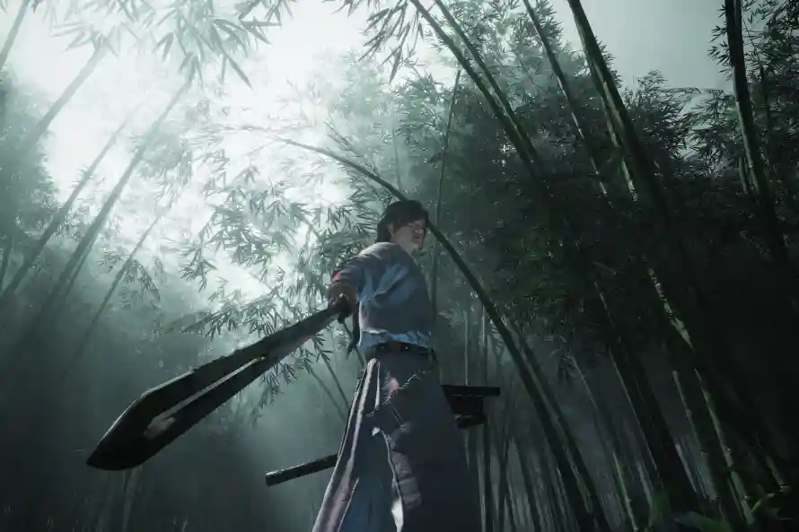 4k侠客壁纸 - 游戏 - 竹林 - 武侠场景「哲风壁纸」