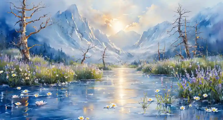 4k山水壁纸 - 梦幻 - 溪流 - 美景「哲风壁纸」 4k山水壁纸 - 梦幻 - 溪流 - 美景「哲风壁纸」