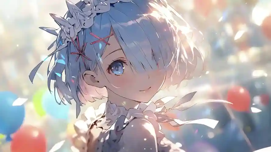 4k动漫壁纸 - 蕾姆 - 二次元 - 动漫角色「哲风壁纸」