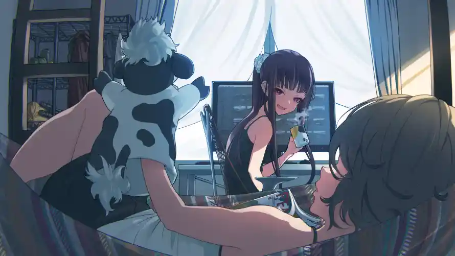 4k动漫壁纸 - 少女 - 二次元 - 人物互动「哲风壁纸」 4k动漫壁纸 - 少女 - 二次元 - 人物互动「哲风壁纸」