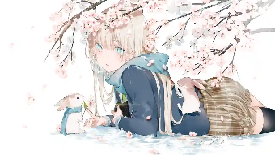 5k兔子壁纸-二次元 - jk-jk少女壁纸分享「哲风壁纸」