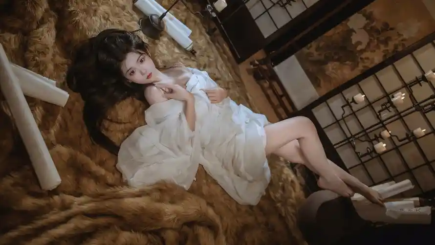 4k古装壁纸 - 美女 - 中式背景 - 优雅侧卧「哲风壁纸」 4k古装壁纸 - 美女 - 中式背景 - 优雅侧卧「哲风壁纸」