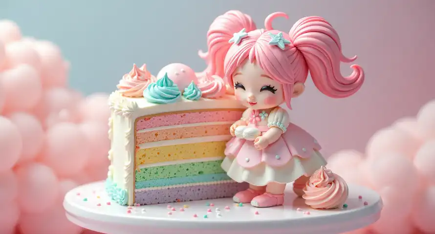 2k3D壁纸-小女孩壁纸和可爱-儿童插画壁纸推荐「哲风壁纸」