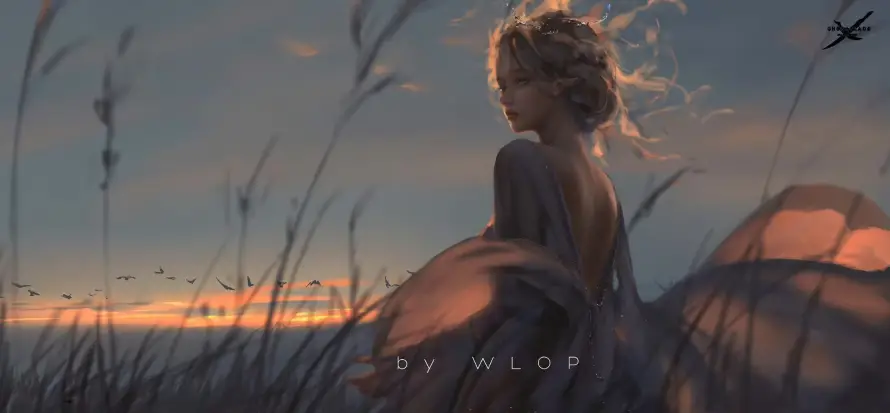2k鬼刀壁纸-海琴烟和WLOP-插画艺术「哲风壁纸」