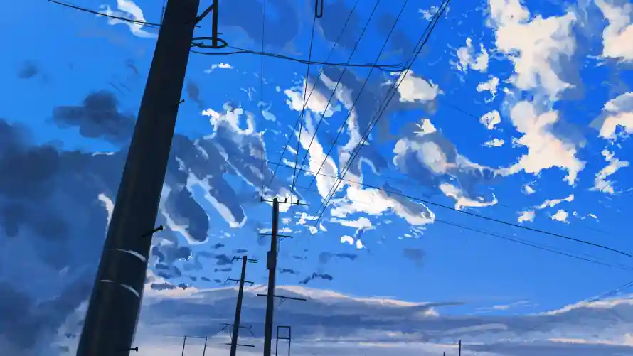4k插画壁纸-二次元 - 动漫背景-日系街道「哲风壁纸」