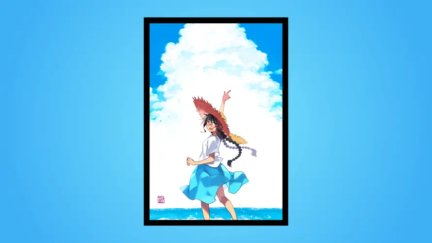 4k动漫壁纸-二次元与晴空-少女插画壁纸推荐「哲风壁纸」