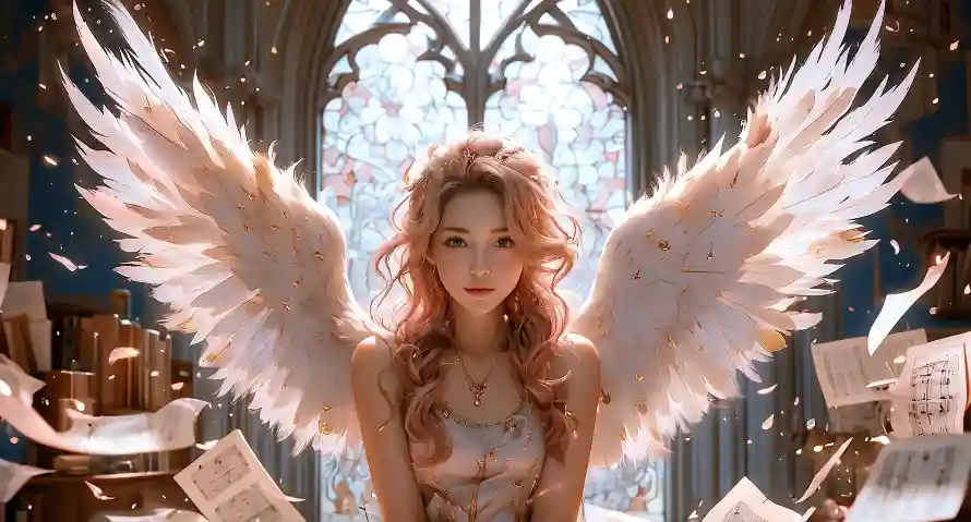 4k唯美壁纸 - 天使 - 御姐 - 美女「哲风壁纸」