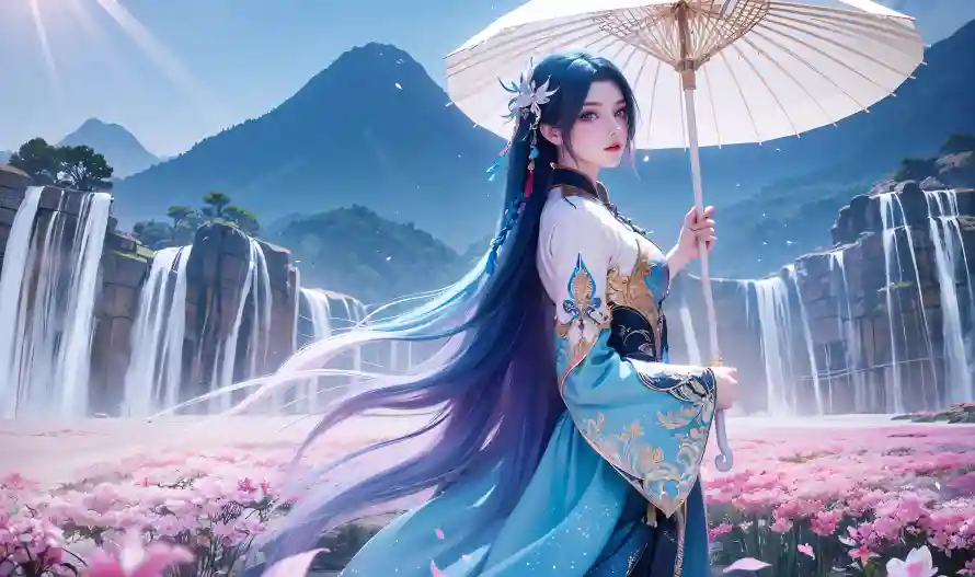 4k油纸伞壁纸 - 王秋儿 - AI绘图 - 古装美女「哲风壁纸」 4k油纸伞壁纸 - 王秋儿 - AI绘图 - 古装美女「哲风壁纸」